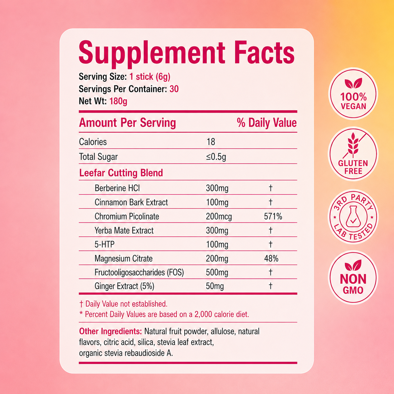 Cutting Drink Mix | Daily Craving & Metabolism Support